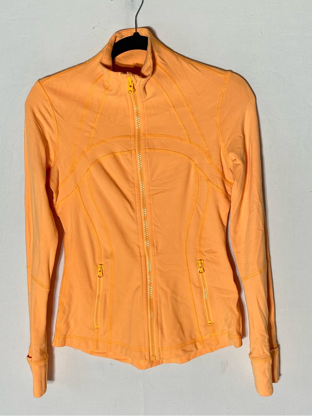Lululemon Athletica Light Neon Orange Define Jacket 6 Actovewear Workout Fitness